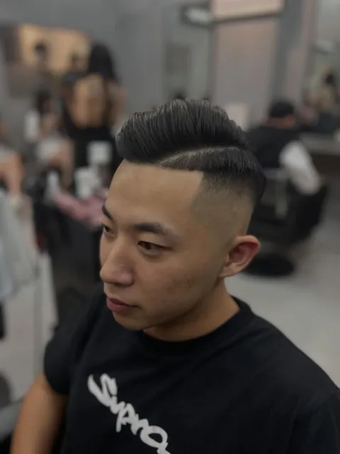 男士油頭作品參考，設計師 TOP