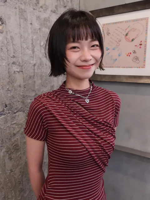 小貓短髮｜外翹頭作品參考，設計師 Mina