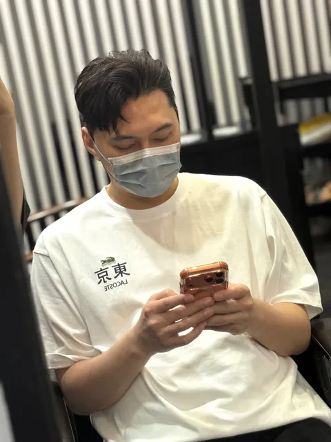 側背頭、男生髮型作品參考，設計師 Riber💈瑞柏
