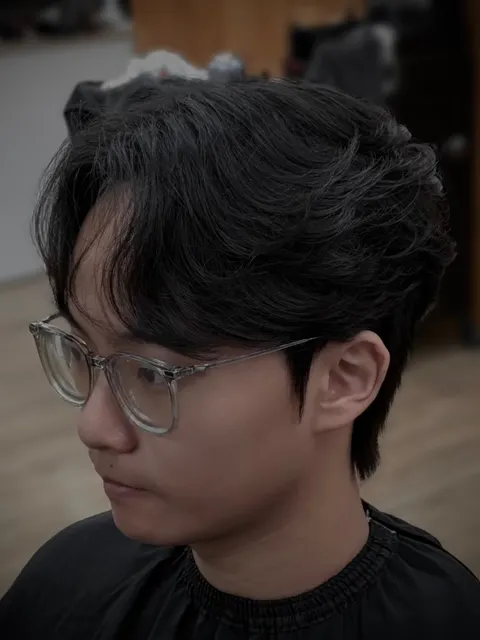 韓系紋理燙作品參考，設計師 Seán 尚恩