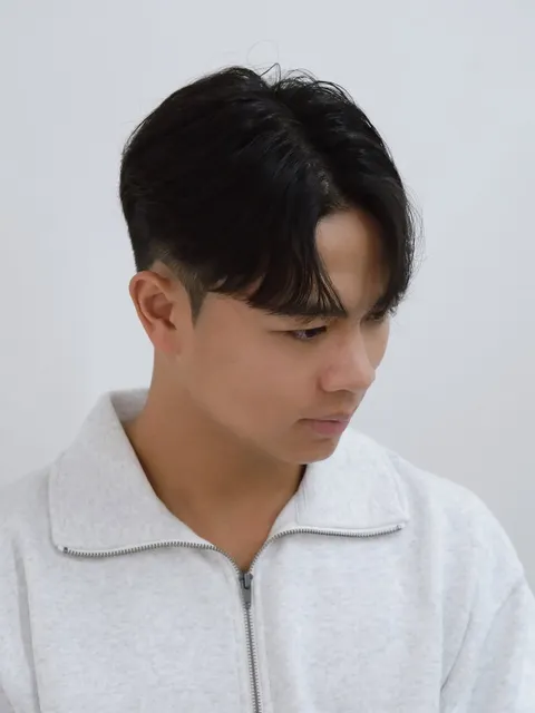 韓式三七分作品參考，設計師 Baby
